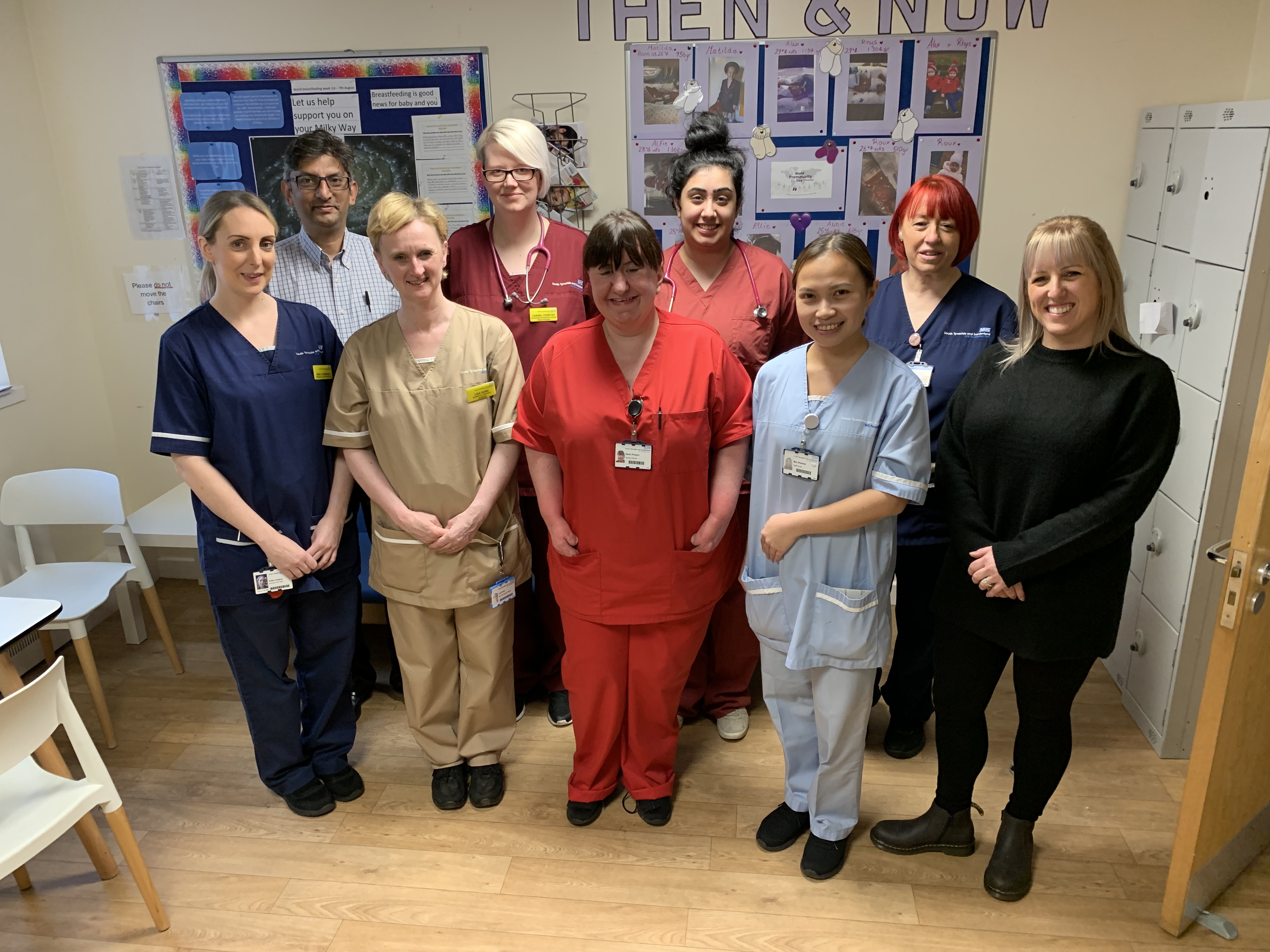 Members of the Neonatal Unit team taking part in the walk..jpg