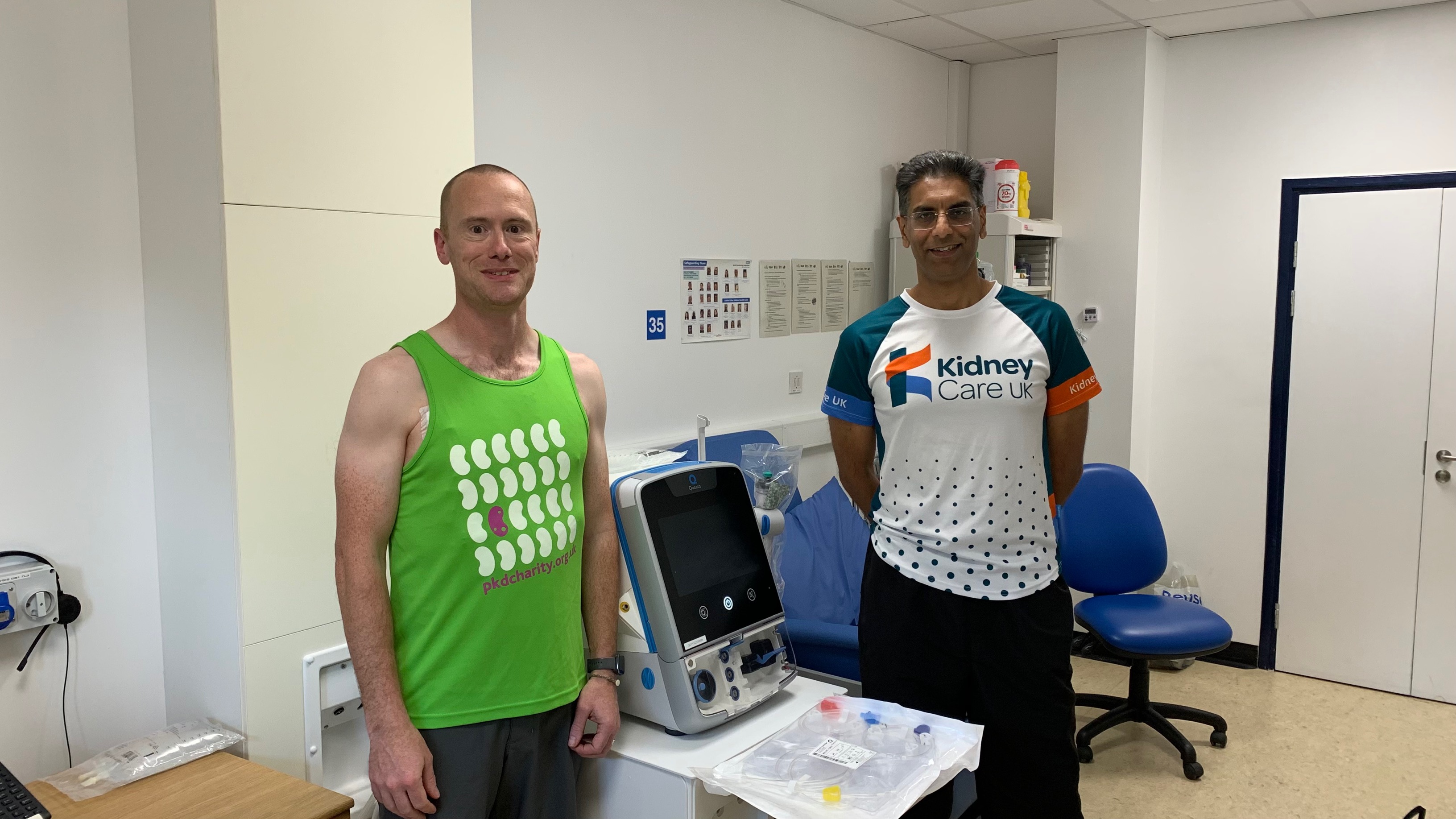 Craig Hill and his consultant Dr Saeed Ahmed will both take part in the Great North Run..jpg
