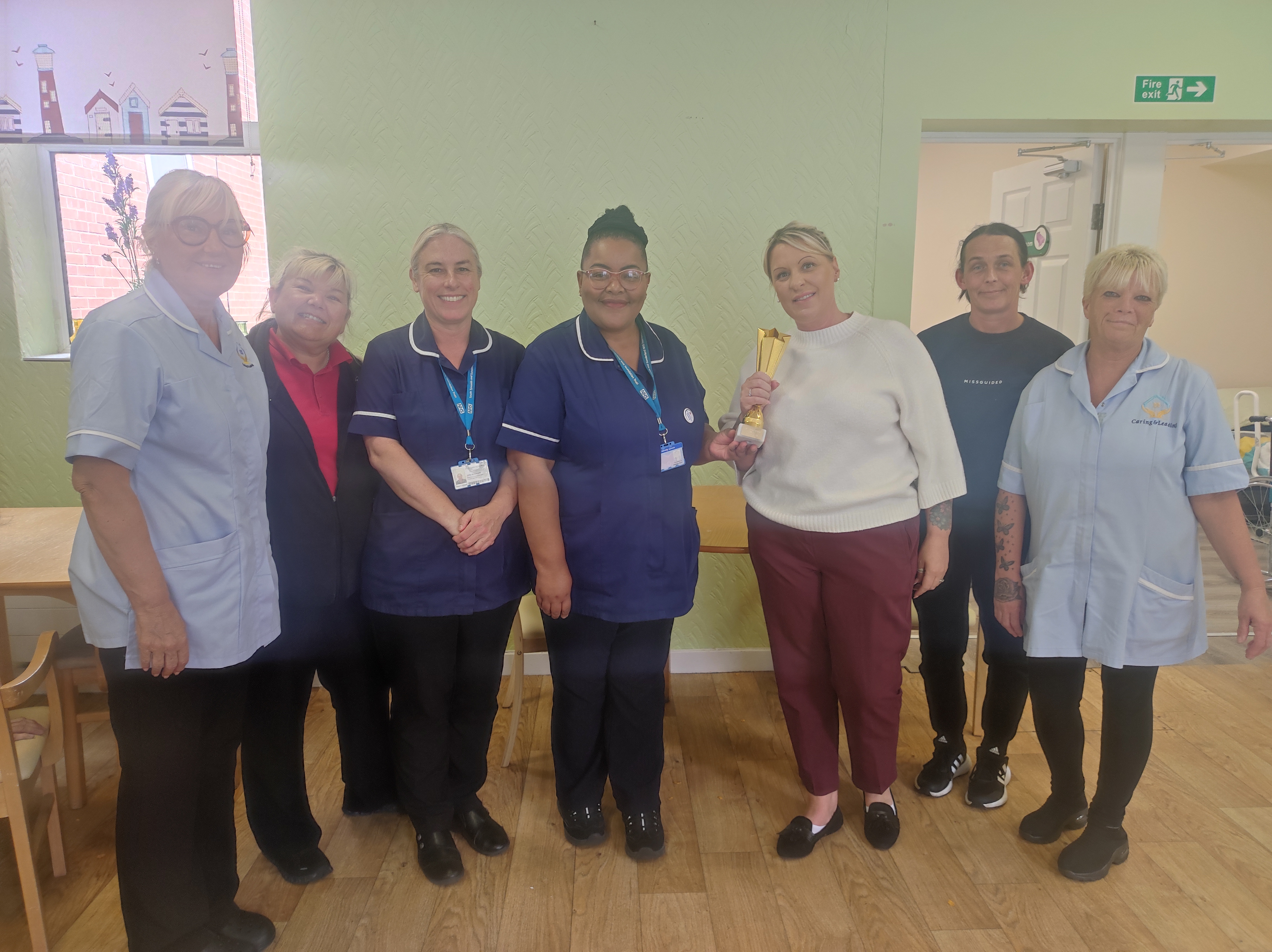 Marine Park View Care Home has been presented with the IPC Excellence Award by STSFT..jpg