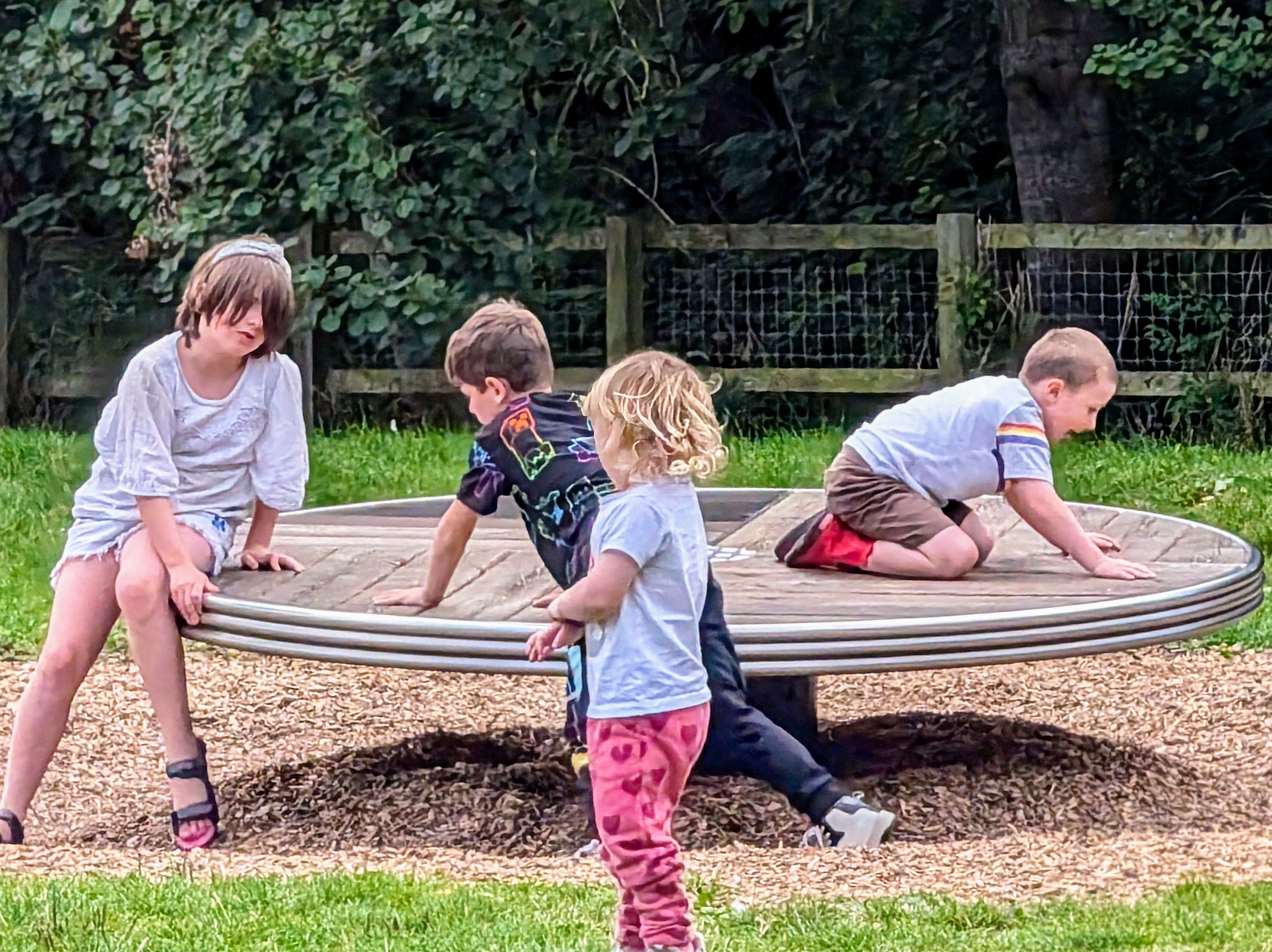 Julie Currie is able to look after and play with her grandchildren thanks to her corneal grafts..jpg